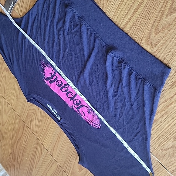 NWT TOPGOL blause size Medium color blue pink - Picture 8 of 16